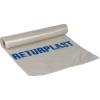 S&aelig;kke, Returplast,LDPE, transparent tonet, 50 my, 75x139 cm, 125L, 8stk/rl.