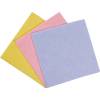 Alt-mulig-klud, bl&aring;/gul/rosa, 90g/m2, 20 stk, 38x 38cm
