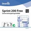 Etiket, Diversey TASKI Sprint 200 Free, til doseringsflaske,