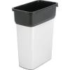 Affaldsspand, Vileda Geo, st&aring;l og sort, 70 l