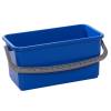 Moppeboks, Tina Trolleys, 270mm, 22 l, bl&aring;, plast, med hank