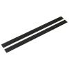 Udskiftningslister til fremfører, Vikan, sort, PA/polyester, til 25 cm fremfører, 2 stk.