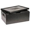 Termokasse, 60x40x33cm, sort, EPP, 1-rums, 1/1 GN