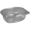 Salatb&aelig;ger, ABENA Cater-Line, 15,5x13x5,5cm, 500 ml, klar, PET/RPET, 80 % RPET + 20 % PET, med h&aelig;ngslet l&aring;g, rektangul&aelig;r