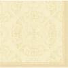 Middagsserviet, Dunilin Opulent Spring, 1/4 fold, 40x40cm, creme