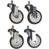 Hjuls&aelig;t, &Oslash;75mm, til firkantede og runde vaskerivogne, 4 stk.