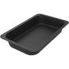 Bakke, Duniform, 26,3x16,1x4cm, sort, mineral/PP, 1-rums, 1/4 GN