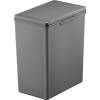 Affaldsspand, EKO Morandi Touch, gr&aring;, plast, 20 l, med touch l&aring;g og s&aelig;kkeholder