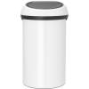 Affaldsspand, Brabantia Touch bin, hvid, 60 l