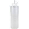 Dressingflaske, ABENA Cater-Line, 1000 ml, klar, PE/PP, med m&aring;l