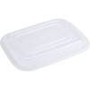 L&aring;g til take-away bakke, ABENA Cater-Line, 15,2x11,9x1,3cm, klar, PP