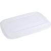 L&aring;g til take-away bakke, ABENA Cater-Line, 22,7x15,4x1,6cm, klar, PP