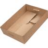 Transportkasse, 50,7x35x11,8cm, brun, pap, 1-rums, lille, med h&aring;ndtag