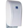 Dispenser, ABENA Technology by Hagleitner, 16,3x1,5x32,6cm, hvid, plast, til 2 ruller toiletpapir, hybrid, system