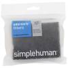 Kulfilter, Simplehuman, 2 stk., sort,