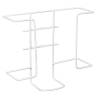 Handskestativ, 10,4x27x22,5cm, hvid, metal, til 2 &aelig;sker, ikke justerbar