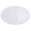 Fadpapir, pr&aelig;get oval, hvid, papir, 36x 24 cm