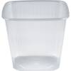 Plastbakke, 10,8x8,1x10,3cm, 500 ml, klar, PP