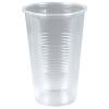 Fad&oslash;lsglas, 13,8cm, &Oslash;9,5cm, 50 cl, 60 cl, klar, PP, med riller