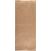 Brødpose, 37,5x8x16cm, brun, papir, med sidefals