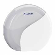 Dispenser, Lucart Identity, Midi, 12,7x35x32,8cm, hvid, plast, til midi jumboruller *Denne vare tages ikke retur*