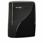 Dispenser, Lucart Identity, 13,3x30,5x38,8cm, sort, plast, til alle typer h&Atilde;&yen;ndkl&Atilde;&brvbar;deark *Denne vare tages ikke retur*