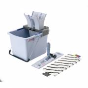 Starts&Atilde;&brvbar;t, Vileda UltraSpeed Pro, 15 l, gr&Atilde;&yen;, polyester/pulverlakeret st&Atilde;&yen;l/PP/st&Atilde;&yen;l, 40 cm, med h&Atilde;&yen;ndpresse *Denne vare tages ikke retur*