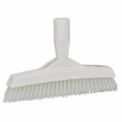Fugeskrubbe, Vikan, 22,5x3,5x9cm, hvid, polyester/PP/rustfrit stål, meget stiv