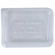 Snap-on l&Atilde;&yen;g, 17,2x13,4x1,2cm, klar, RPET