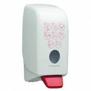 Dispenser, Kimberly-Clark Aquarius, 11,4x11,6x23,5cm, 1000 ml, hvid, plast, til h&Atilde;&yen;nddesinfektion *Denne vare tages ikke retur*