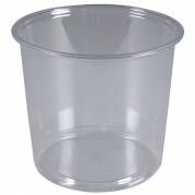 Plastb&Atilde;&brvbar;ger, ABENA Cater-Line, TowerPac, 10,7cm, &Atilde;&tilde;12cm, 750 ml, klar, RPET, med skruebund