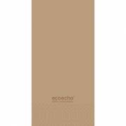 Middagsserviet, Duni Ecoecho, 2-lags, 1/8 fold, 40x40cm, brun, nyfiber *Denne vare tages ikke retur*