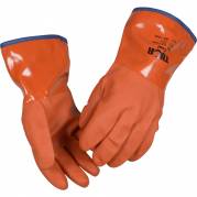 Vinylhandske, THOR PVC Vinter, 11, orange, PVC