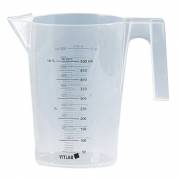 M&Atilde;&yen;lekande, 500 ml, klar, PP, &Atilde;&yen;ben hank *Denne vare tages ikke retur*