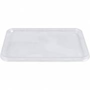 L&Atilde;&yen;g, 17,5x11,9cm, klar, PP, snap-on, rektangul&Atilde;&brvbar;r, til standard bakke