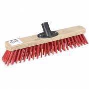 Fejekost, r&oslash;d, tr&aelig;, 38,5 cm, medium b&oslash;rsteh&aring;r