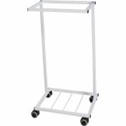 Affaldsstativ, Tina Trolleys, 110 l, hvid, pulverlakeret st&Atilde;&yen;l *Denne vare tages ikke retur*