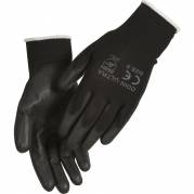 Fingerdyppet PU handske, ODIN Ultra, 10, sort, PU