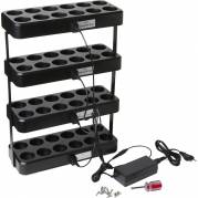 Holder til LED-ladestationer, Duni, 305x124x430mm, sort *Denne vare tages ikke retur*