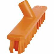 Gulvskrubbe, Vikan, orange, PP/polyester/glas, 40 cm, stive b&oslash;rsteh&aring;r, UST *Denne vare tages ikke retur*