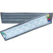 T&oslash;r- og fugtmoppe, ABENA Puri-Line Micro High, gr&aring;, mikrofiber, 60 cm, med velcro