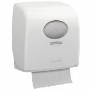 Dispenser, Kimberly-Clark Aquarius, 19,2x29,7x32,4cm, hvid, plast, til h&Atilde;&yen;ndkl&Atilde;&brvbar;deruller