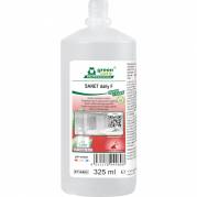 Sanitetsreng&Atilde;&cedil;ring, Green Care Professional SANET Daily F, 325 ml, Quick & Easy, sur/kalkh&Atilde;&brvbar;mmende, uden farve og parfume