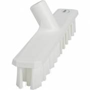Gulvskrubbe, Vikan, hvid, PP/polyester/glas, 40 cm, stive b&oslash;rsteh&aring;r, UST *Denne vare tages ikke retur*