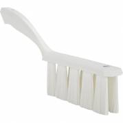 H&Atilde;&yen;ndkost, Vikan, 33x3,5x13,5cm, hvid, polyester/glas/PP, medium b&Atilde;&cedil;rsteh&Atilde;&yen;r, UST *Denne vare tages ikke retur*