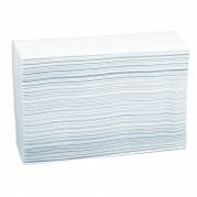 Håndklædeark, neutral, 2-lags, Z-fold, 24x20,6cm, 8 cm, hvid, 100% nyfiber