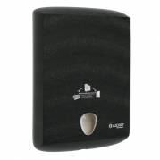 Dispenser til h&Atilde;&yen;ndkl&Atilde;&brvbar;deark, Lucart EcoNatural, 13x29x40cm, sort, til alle typer h&Atilde;&yen;ndkl&Atilde;&brvbar;deark