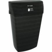 Affaldsspand 23 liter, Lucart EcoNatural, 215x330x500mm, 23 l, sort, forberedt til v&Atilde;&brvbar;gmontering