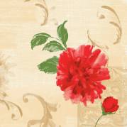 Frokostserviet, Duni Marit, 3-lags, 1/4 fold, 33x33cm, buttermilk, nyfiber *Denne vare tages ikke retur*