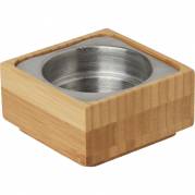 Lysestage, Duni Bamboo, 45x90mm, &Atilde;&tilde;45mm, brun, bambus *Denne vare tages ikke retur*